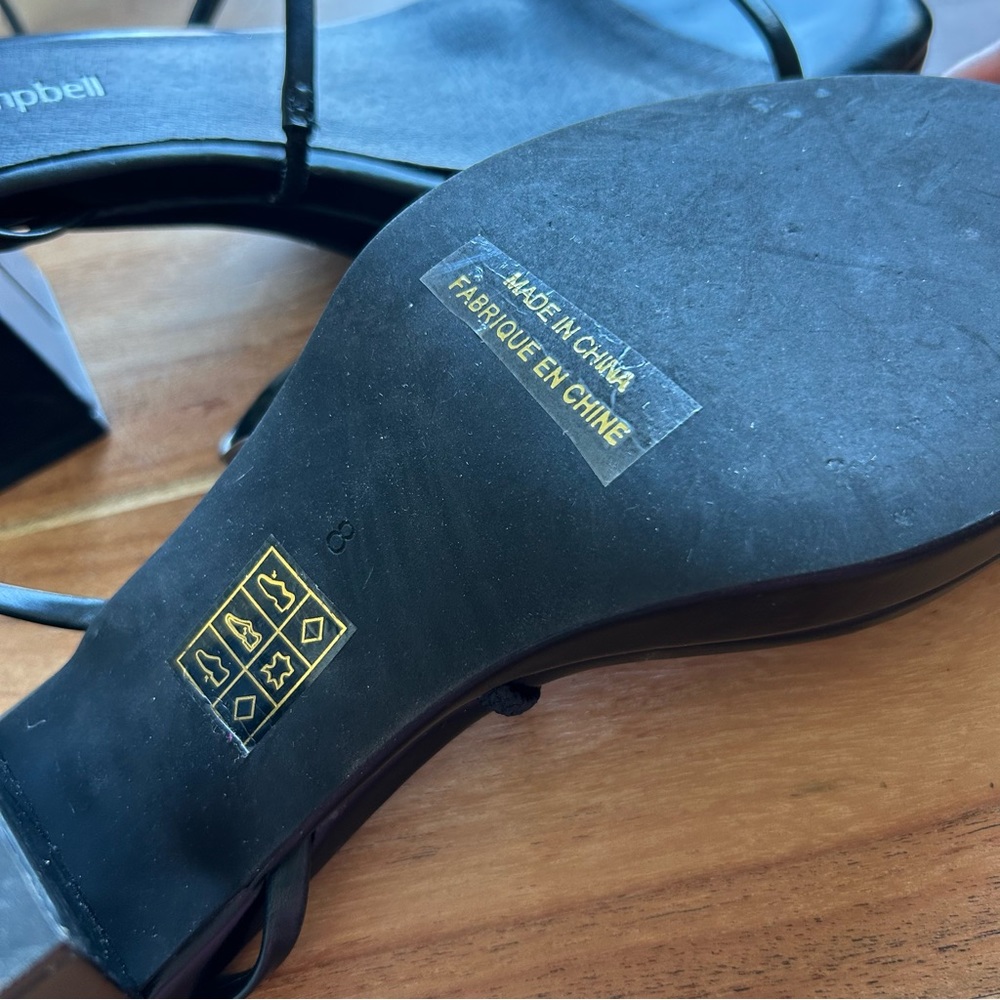 New Jeffrey Campbell Orchid Ankle Strap Sandals Heels - Picture 4 of 5